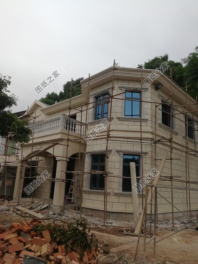 35萬修建二層歐式小別墅，兄長幫忙建的，超值