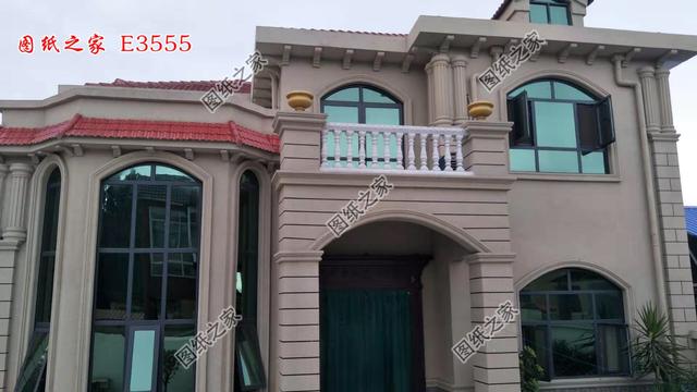 實(shí)拍二層歐式小別墅完工圖，漂亮，實(shí)用