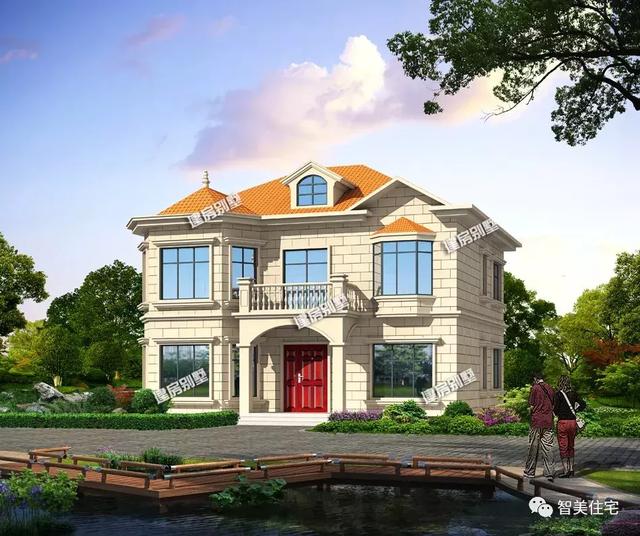 面寬13米多的兩層自建房提，造價不到30萬，家人都喜歡