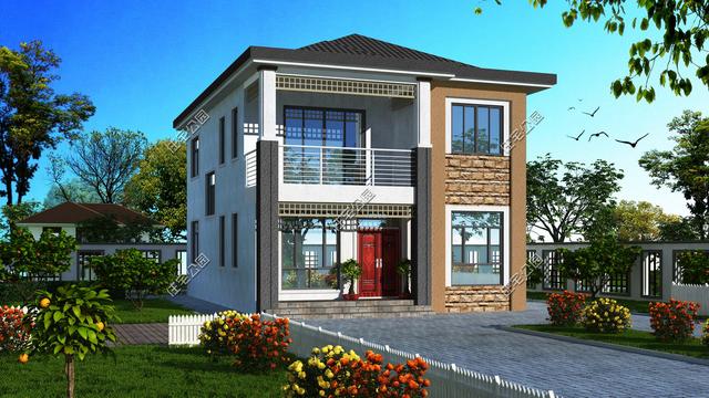 精選7套農(nóng)村小戶型自建房設(shè)計(jì)，占地不足百平，造價不超20萬