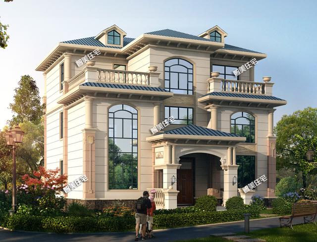 這3棟歐式別墅設(shè)計設(shè)計圖，走到哪都很吃香，好評如潮