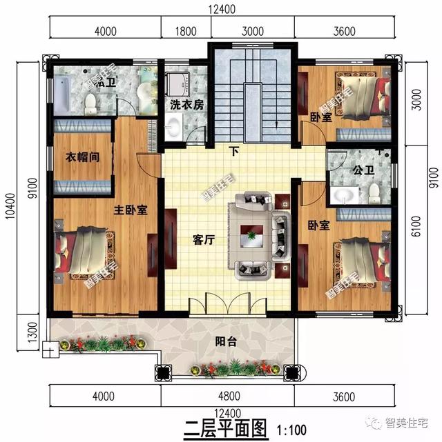 2棟帶車庫的農村別墅，不做全村最豪，至少也要比鄰居家的好