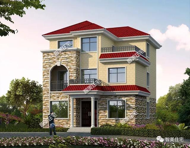 主體造價30萬左右的兩棟小面寬的農(nóng)村自建房