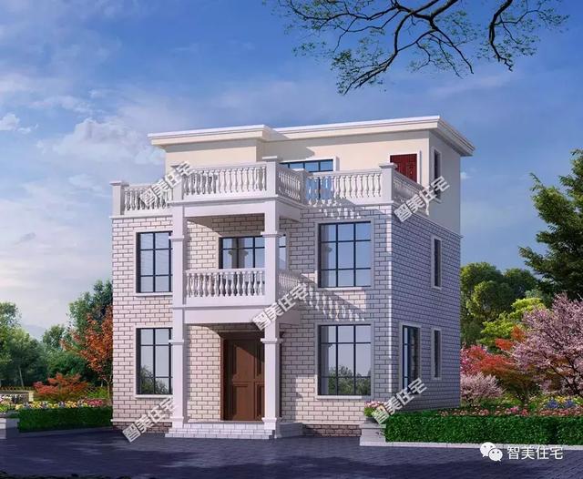 主體造價30萬左右的兩棟小面寬的農(nóng)村自建房