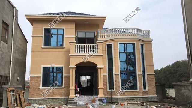 38萬(wàn)建全村最美二層復(fù)式戶型自建房，實(shí)拍圖附室內(nèi)