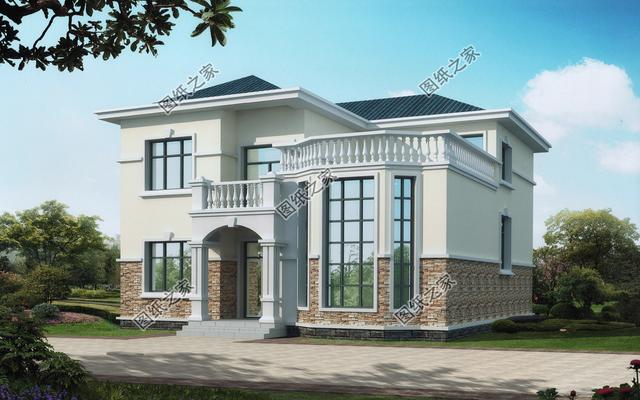 38萬(wàn)建全村最美二層復(fù)式戶型自建房，實(shí)拍圖附室內(nèi)