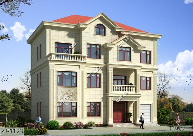 15X11米三層帶架空層別墅戶型，建起來實(shí)用