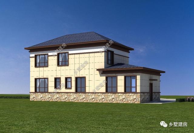 21萬返鄉(xiāng)建套二層小別墅附戶型圖，絕對的美觀實用款