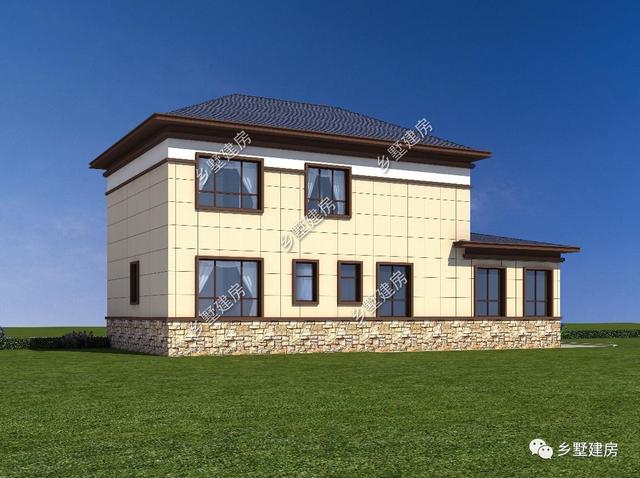 21萬返鄉(xiāng)建套二層小別墅附戶型圖，絕對的美觀實用款