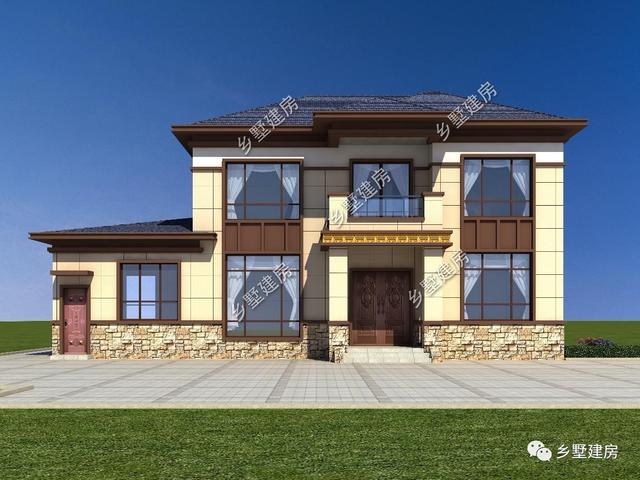 21萬返鄉(xiāng)建套二層小別墅附戶型圖，絕對的美觀實用款