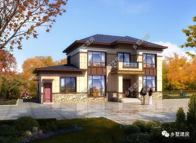 21萬返鄉(xiāng)建套二層小別墅附戶型圖，絕對的美觀實用款