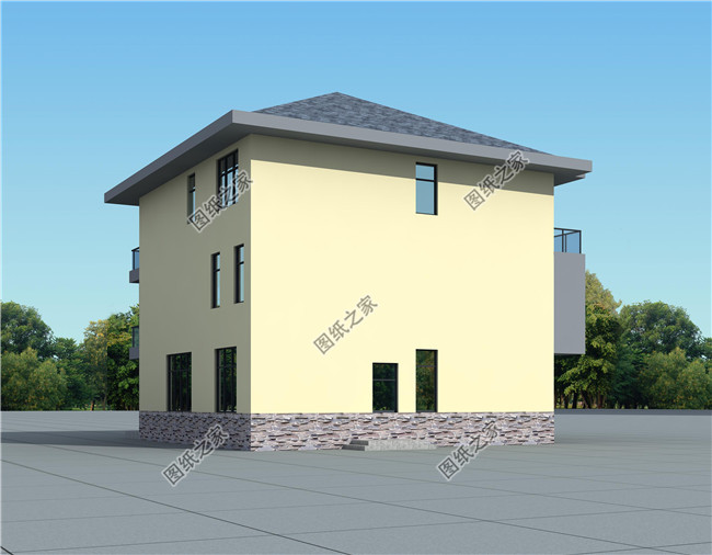 160平方米三層別墅戶型圖紙及全套施工方案