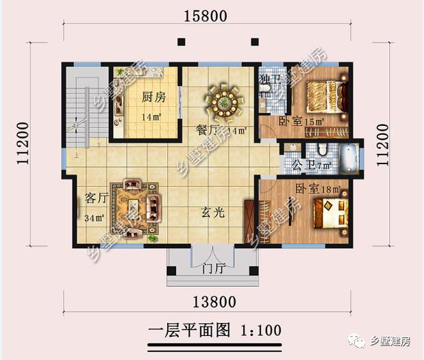 三層大戶型豪宅別墅，十間臥室，適合農(nóng)村大家庭建