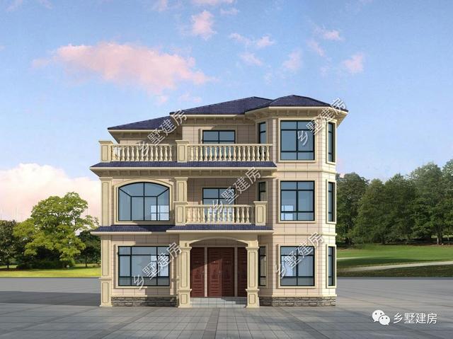 12×12.43米的農(nóng)村自建別墅方案，建一棟在農(nóng)村，眾人艷羨