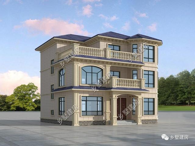 12×12.43米的農(nóng)村自建別墅方案，建一棟在農(nóng)村，眾人艷羨