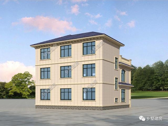 12×12.43米的農(nóng)村自建別墅方案，建一棟在農(nóng)村，眾人艷羨