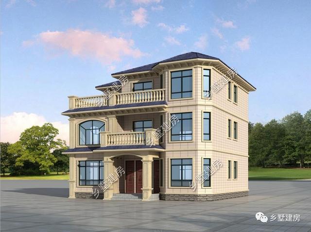 12×12.43米的農(nóng)村自建別墅方案，建一棟在農(nóng)村，眾人艷羨