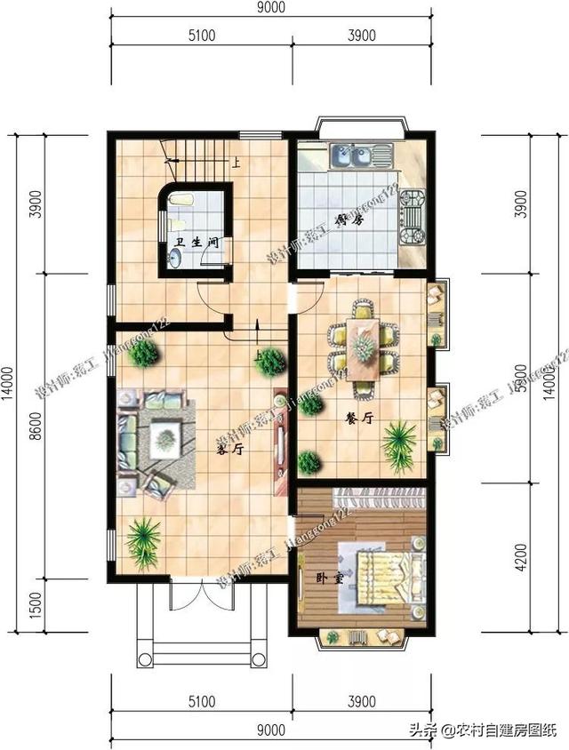 小宅基地建房不再難，幾款小戶型自建房方案讓你愛不釋手