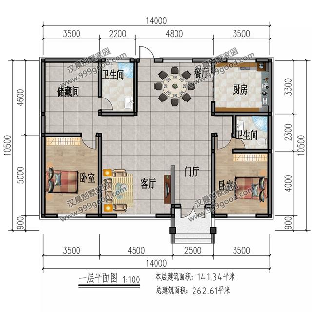 古樸風(fēng)格和現(xiàn)代元素共同成就這棟二層小別墅，14X10.5米