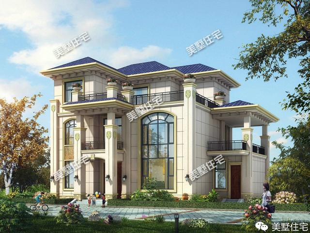 帶大廳堂的農(nóng)村別墅，第一棟一看就是豪宅，二棟建在老家無人不夸