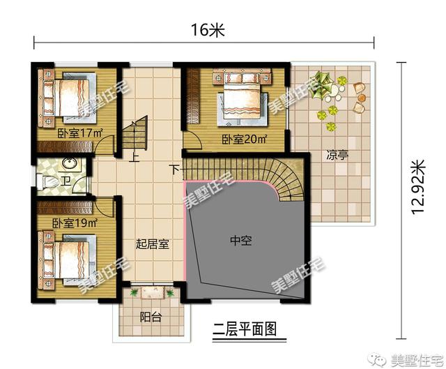 帶大廳堂的農(nóng)村別墅，第一棟一看就是豪宅，二棟建在老家無人不夸