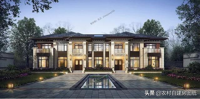 2款豪華農(nóng)村別墅大PK，1000平，公司ceo才能建得起