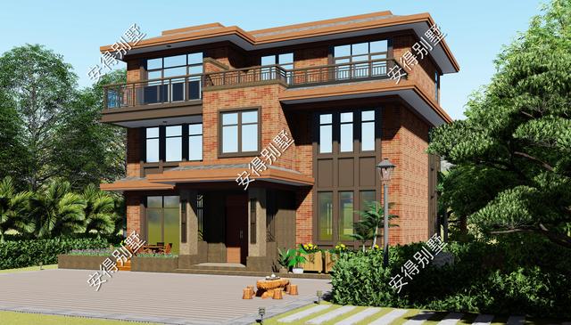 2款新中式別墅設(shè)計(jì)圖紙，回老家建房不苦惱，50萬搞定