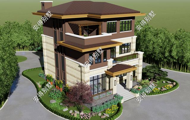 2款新中式別墅設(shè)計(jì)圖紙，回老家建房不苦惱，50萬搞定