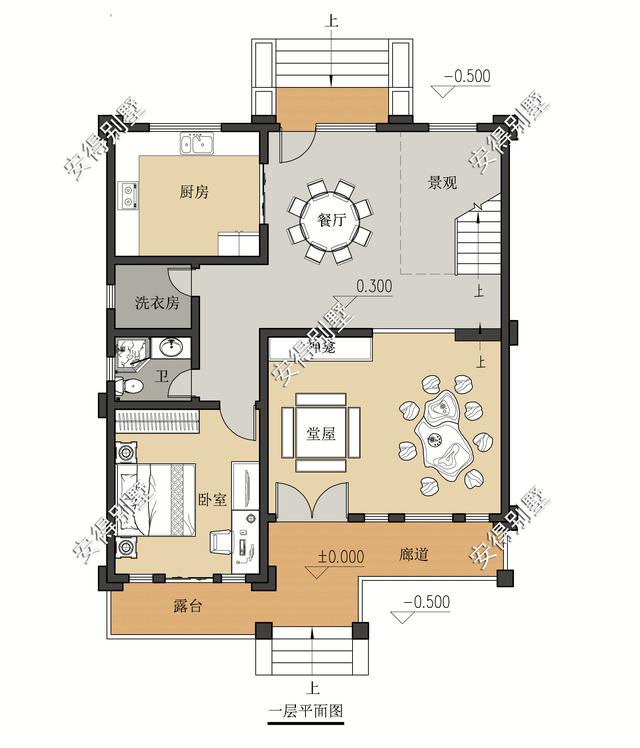 2款新中式別墅設(shè)計(jì)圖紙，回老家建房不苦惱，50萬搞定