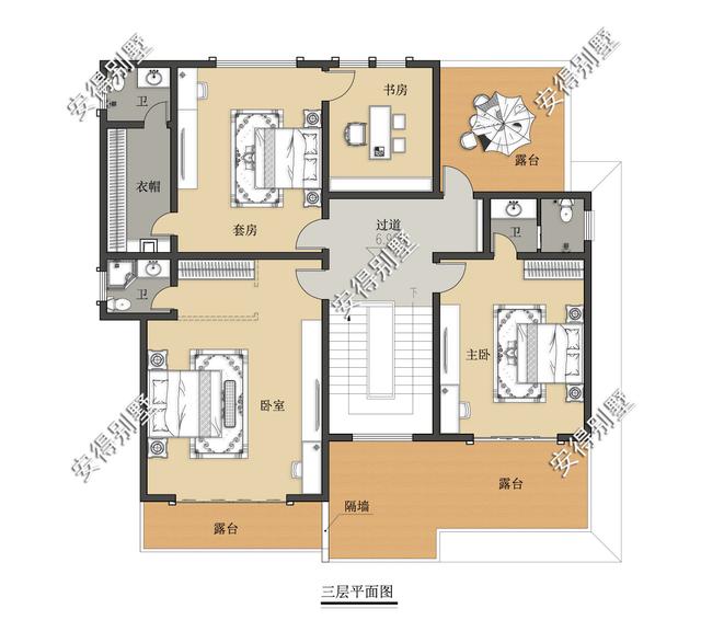 2款新中式別墅設(shè)計(jì)圖紙，回老家建房不苦惱，50萬搞定