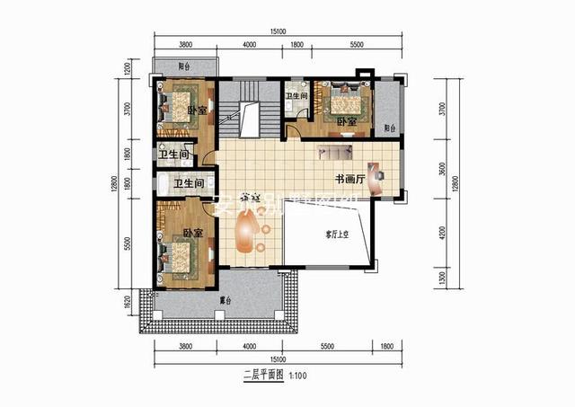 三層新中式別墅效果圖，獻給懂古韻風雅情懷的人