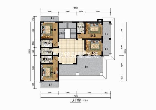 三層新中式別墅效果圖，獻給懂古韻風雅情懷的人