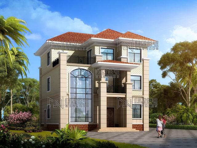 11米X11米經典農村自建樓房平面布局圖，方方正正