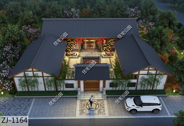 45萬(wàn)建好的三合院圖，十里八村都羨慕，秒殺別墅