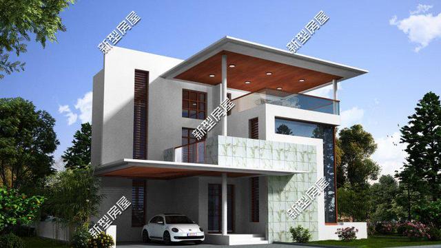 8套現(xiàn)代風(fēng)格小洋樓設(shè)計，90后新農(nóng)民最喜歡