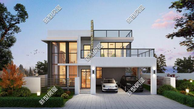 8套現(xiàn)代風(fēng)格小洋樓設(shè)計，90后新農(nóng)民最喜歡