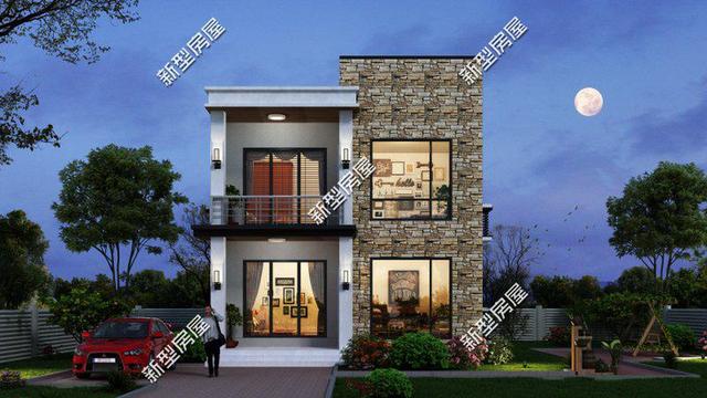 8套現(xiàn)代風(fēng)格小洋樓設(shè)計，90后新農(nóng)民最喜歡
