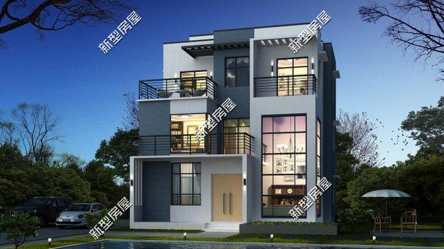 8套現(xiàn)代風(fēng)格小洋樓設(shè)計，90后新農(nóng)民最喜歡