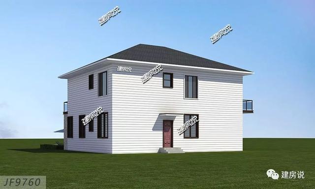 時尚二層小洋樓戶型圖，建一棟從此生活品味遙遙領(lǐng)先