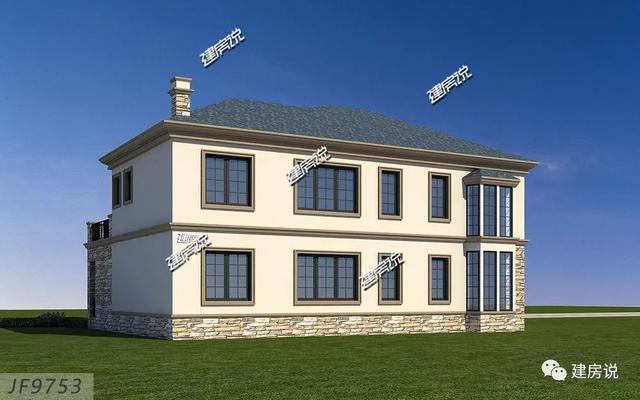 四間2層精致小洋樓效果圖，北京高中私人定制