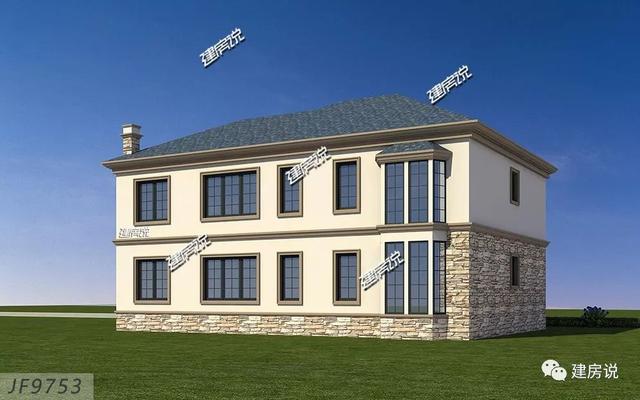 四間2層精致小洋樓效果圖，北京高中私人定制