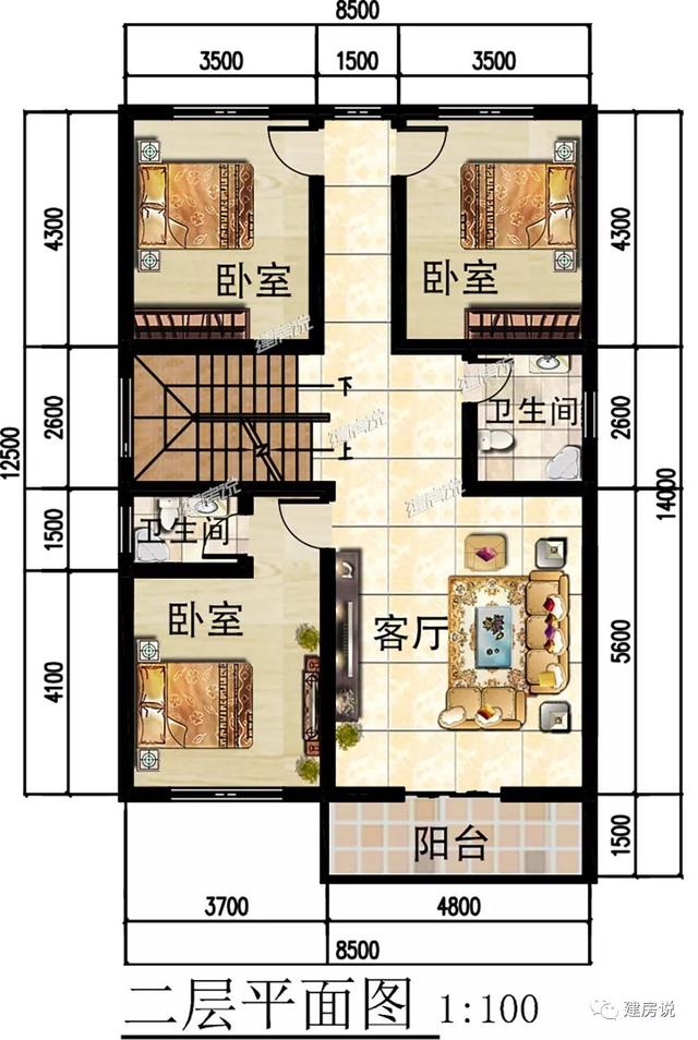 5款120平的樓房設(shè)計(jì)，最低造價(jià)26萬(wàn)，誰(shuí)都建得起