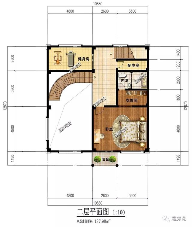 5款120平的樓房設(shè)計(jì)，最低造價(jià)26萬(wàn)，誰(shuí)都建得起
