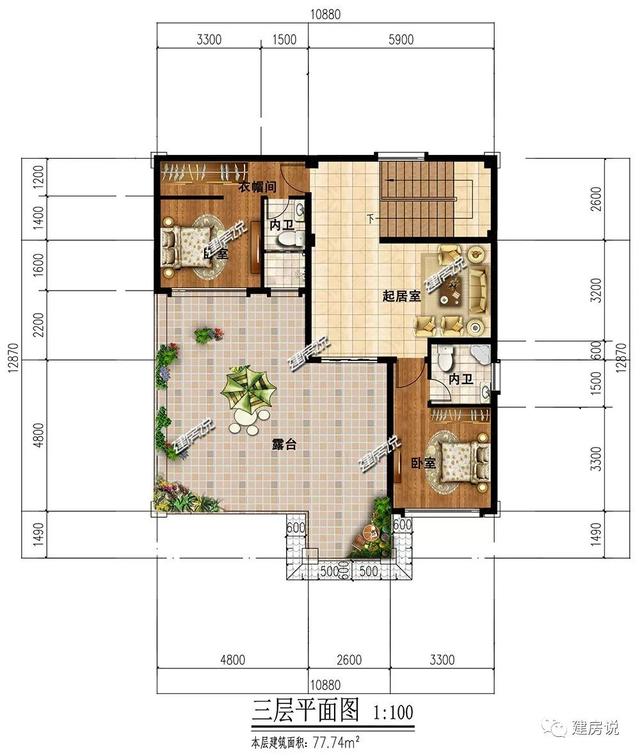 5款120平的樓房設(shè)計(jì)，最低造價(jià)26萬(wàn)，誰(shuí)都建得起