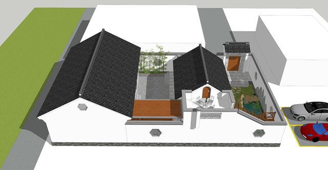 最美帶庭院別墅設(shè)計(jì)圖，自建才花30萬(wàn)