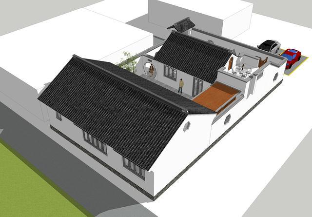 最美帶庭院別墅設(shè)計(jì)圖，自建才花30萬(wàn)