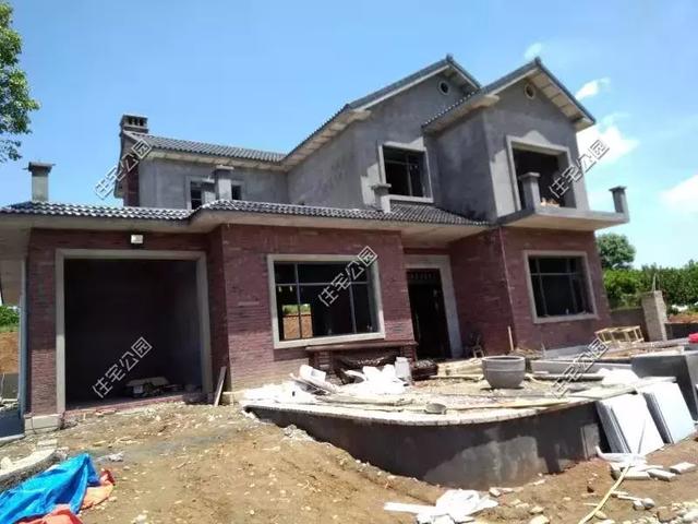 回農(nóng)村70萬(wàn)自建別墅，羨慕死城里人，附施工過(guò)程