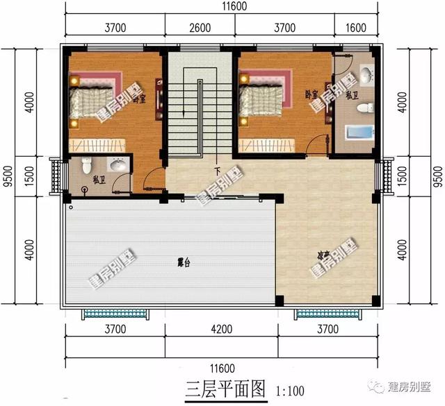 小進深的兩棟農(nóng)村自建房圖，兩種不同風(fēng)格你喜歡哪個？