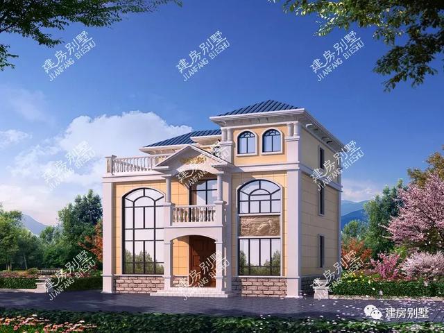 兩棟采用旋轉(zhuǎn)樓梯的農(nóng)村自建房，很有別墅派