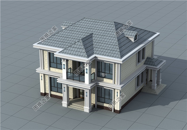 140平方米清新別致新農(nóng)村兩層房屋設(shè)計圖紙大全12x13米